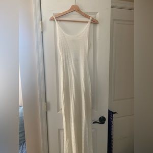 Princess Polly Cream Knit Maxi Dress - Lined S/M
